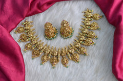NECKLACE NECKLACE 950 NAKSHI JADAU MIX EMERALD