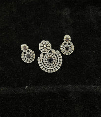 PENDANT SET CHAINS Pendant set 157 DIAMOND EMETHYST PURPLE