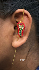 ACCESSORIES EAR Earcuff 010 Kundan medium