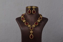 NECKLACE Necklace 603 MOZONITE RUBY
