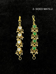 ACCESSORIES  MATILU 011 JADAU 4 Drops - 3 Inch  2- Sided - DR532