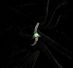 BRACELET/BANGLE bracelet 018 EMERALD Openable