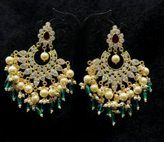 Earring Earrings 240 GOLDEN STONE RUBY