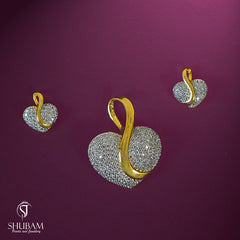PENDANT SET CHAINS pendant set 165 DIAMOND WHITE