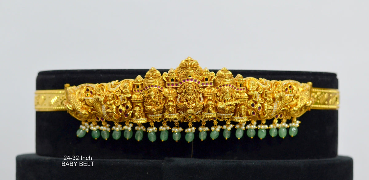 VADDANAM Baby vaddanam 026 NAKSHI ANTQIUE MULTI COLOR