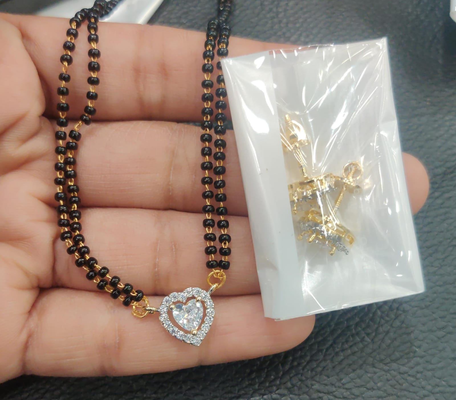 MANGALSUTRA mng013 DIAMOND  WHITE