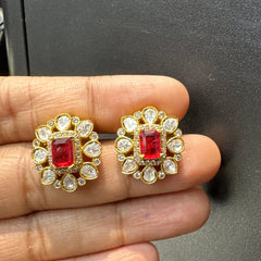 Earring EARTOPS 031 MOZONITE RUBY