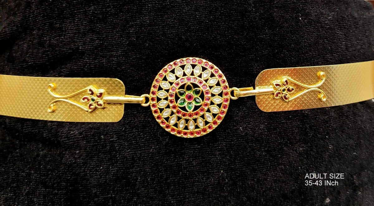 VADDANAM Vaddanam 139 KEMPu MULTI COLOR