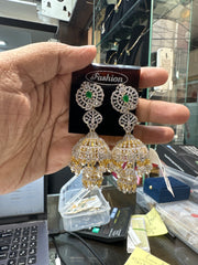Earring Earrings 297 DIAMOND EMERALD