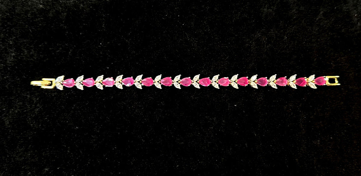 BRACELET/BANGLE Bangle 037 RUBY 2 '6 Openable Bangle