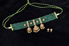 CHOKER Choker 073 MOZONITE EMERALD