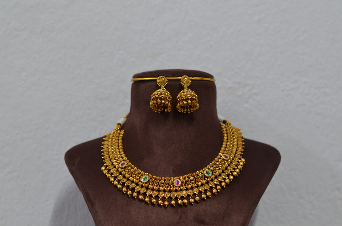 NECKLACE Necklace 819 NAKSHI JADAU MIX GOLDEN