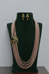 BEADS MALA AND CHAINS Beads mala 004 RUBY 22-24