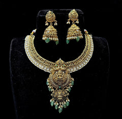 NECKLACE jalebi necklace 5 NAKSHI AD STONE