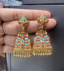 Earring meena Earrings 271 - EA271 NAKSHI ANTQIUE GOLDEN