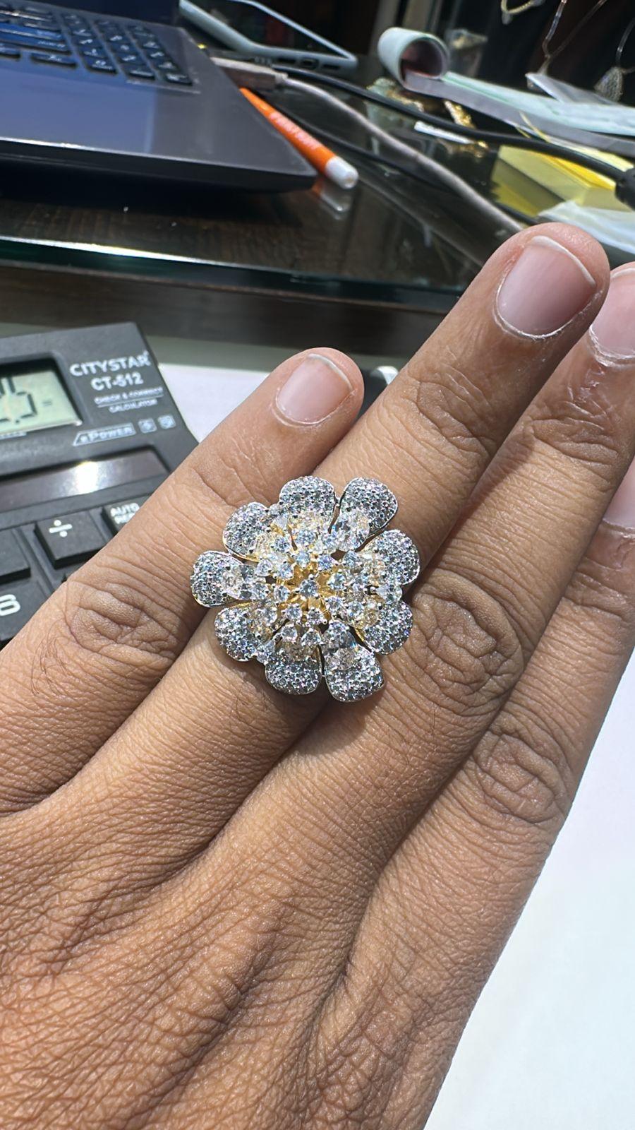FINGERRING Finger ring 46 DIAMOND WHITE