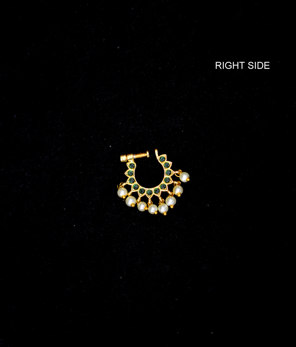 ACCESSORIES  Nose Ring 17 KEMPU EMERALD