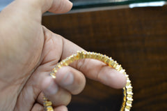 BRACELET/BANGLE Bangle kada 001 GOLDEN 2'4 single pc