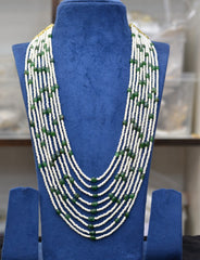 BEADS MALA AND CHAINS BDM001 EMERALD 16-18 Inch