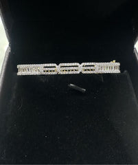 BRACELET/BANGLE Bracelet 052 DUAL PLATING DIAMOND LOOK 2 '6 Openable Bangle