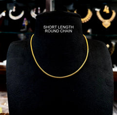 CHAINS AND HASLI Chains short round handmade 16-18 Inch