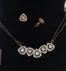 MANGALSUTRA MNG015 DIAMOND  WHITE