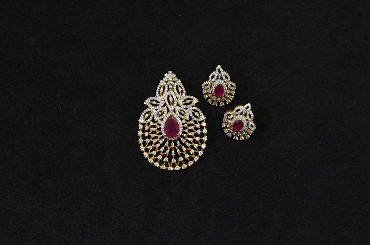 PENDANT SET / LOCKETS pendant set 200 DIAMOND RUBY