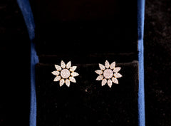 Earring eartops 087 DIAMOND WHITE