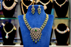 NECKLACE necklace 758 DIAMOND EMERALD