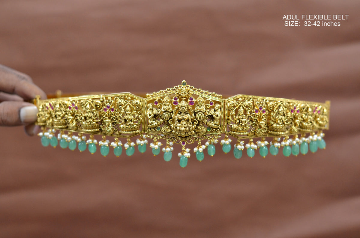 VADDANAM Vaddanam 001 NAKSHI ANTQIUE MULTI COLOR