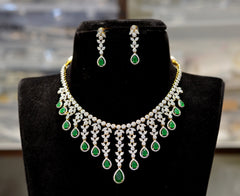 NECKLACE necklace 154 DIAMOND EMERALD