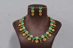 NECKLACE Nk042 ART FUSION MINT GREEN