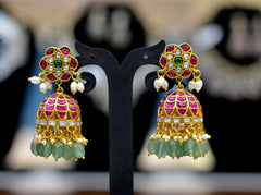 JADAU Jhumka 002 JADAU MULTI COLOR