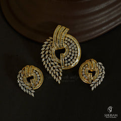 PENDANT SET CHAINS Pendant set 191 DIAMOND WHITE