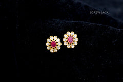 STUDS EARTOPS Eartops 042 RUBY medium