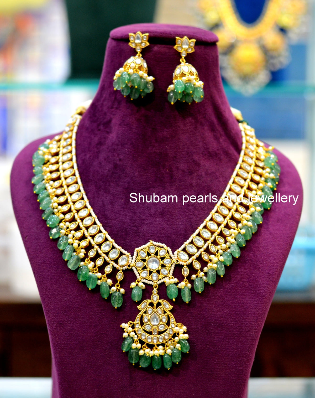 JADAU necklace 529 JADAU EMERALD