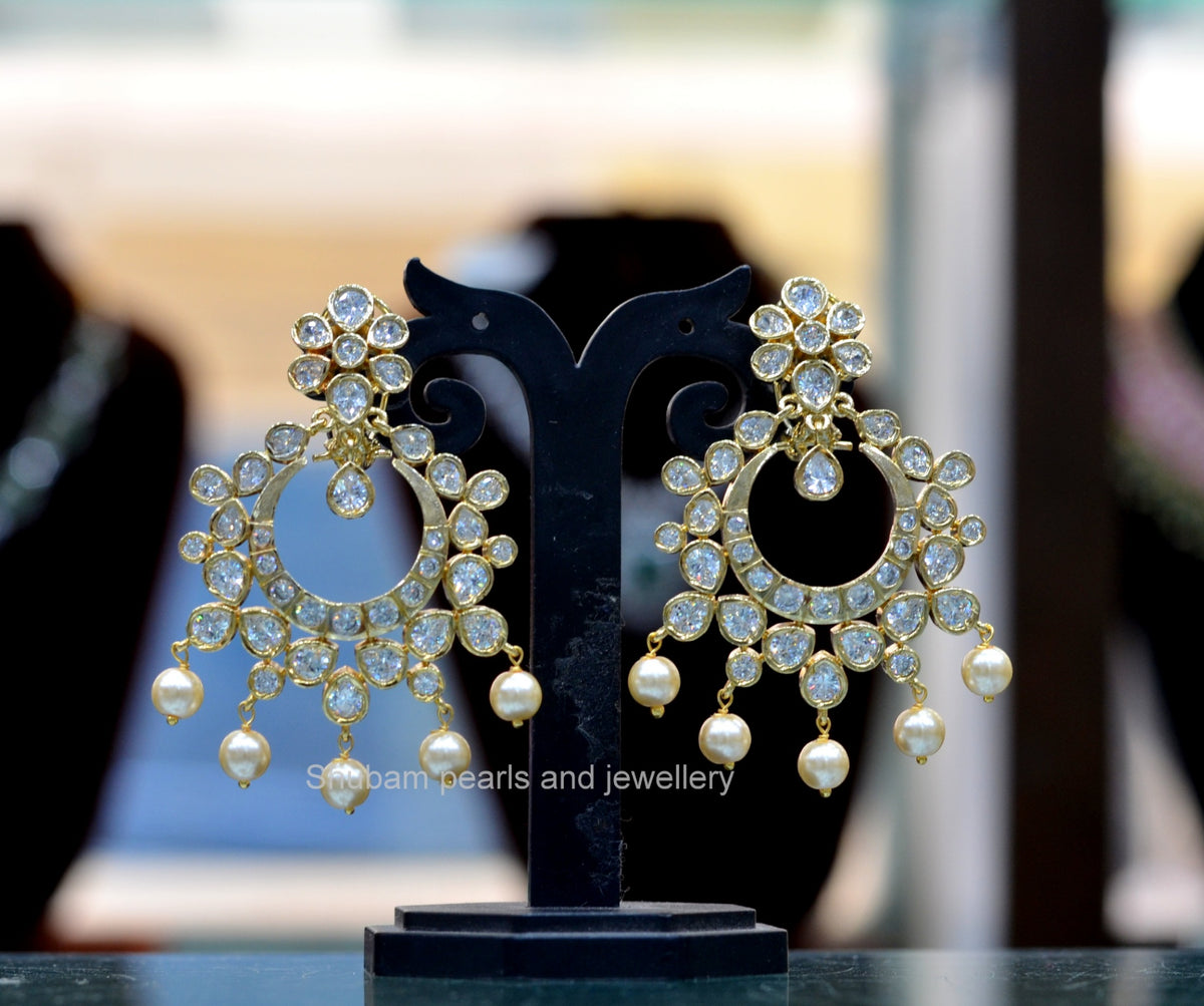 Earring Earrings 303 GOLDEN STONE GOLDEN