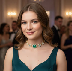 NECKLACE nECKLACE 198 MOZONITE MINT GREEN