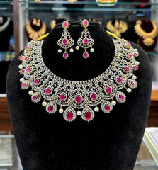 NECKLACE necklace 672 DIAMOND RUBY