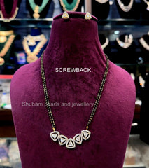 MANGALSUTRA mng011 DIAMOND  WHITE