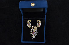 PENDANT SET / LOCKETS pendant set 252 DIAMOND RUBY