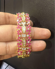 BRACELET/BANGLE bracelet 008 RUBY Openable