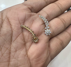 Earring Earcuff 002 DIAMOND WHITE