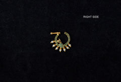 ACCESSORIES  Nose Ring 19 KEMPU EMERALD