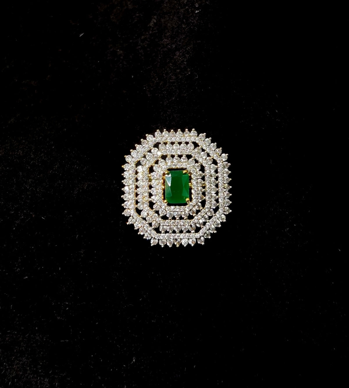 FINGERRING FIngerring 014 DIAMOND EMERALD