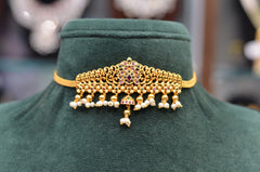 CHOKER Mini choker / armlet 004 NAKSHI KEMPU MULTI COLOR
