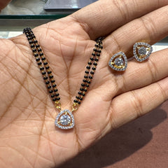 MANGALSUTRA MNG009 DIAMOND  WHITE