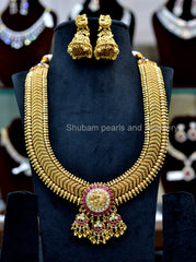 NECKLACE Long Necklace 958 Jadau Look Kemp Stone MULTI COLOR