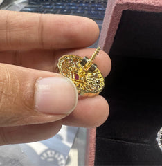 Earring Eartops 227 DIAMOND RUBY