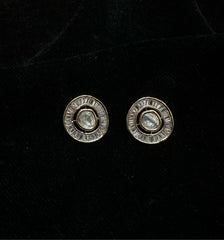 Earring Eartops 240 MOZONITE GOLDEN